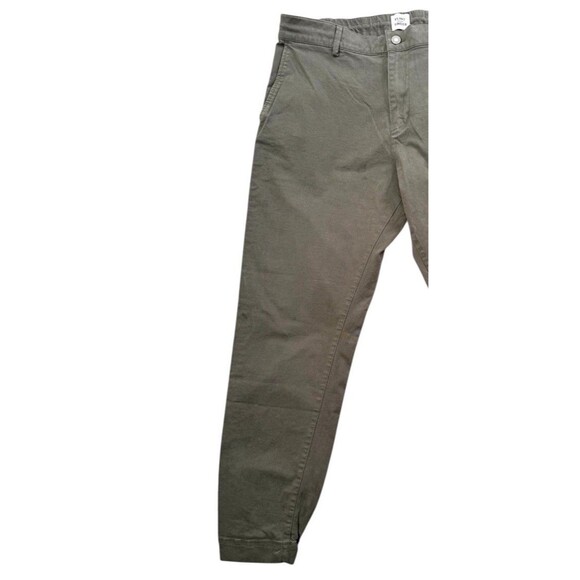 Flint and Tinder 365 Jogger Moss Green Drawstring Canvas Casual Pants Size 33 - Picture 3 of 8